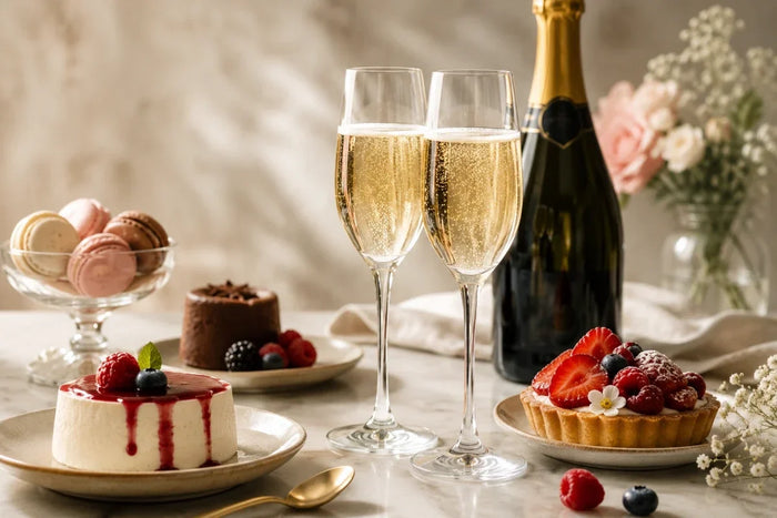 Quel effervescent avec un dessert ? La règle d'or et tous les accords