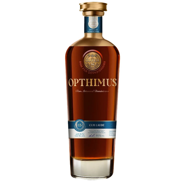 Bouteille de rhum vieux Opthimus 15 ans, République dominicaine, 70 cl