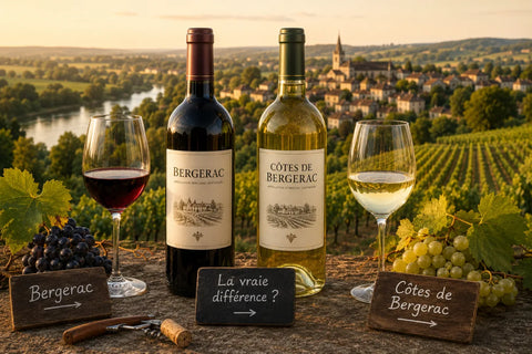 Bergerac ou Côtes de Bergerac : la vraie différence (et le piège du blanc)