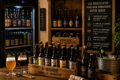 Comment conserver la bière ? Le guide complet, de l'IPA pressée à la garde