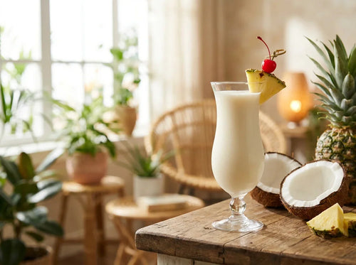 La piña colada onctueuse : le ratio 5-3-5 anti-écœurement
