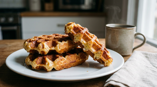 Gaufres de Liège : la vraie recette au sucre perlé