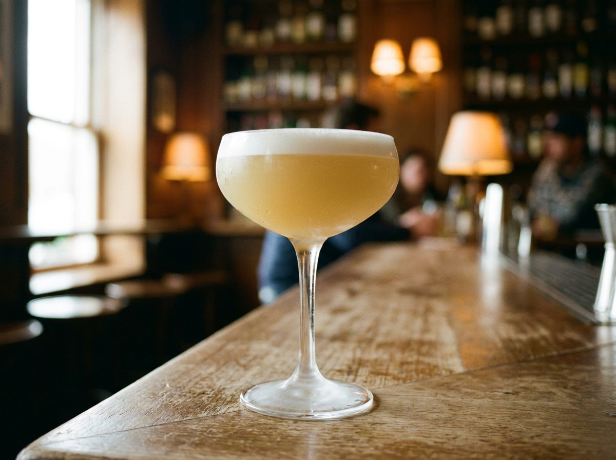 Le Rattlesnake : le sour de rye à l'absinthe, tout en velours