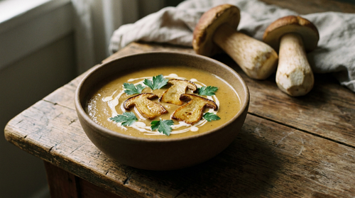 Velouté de cèpes : la vraie recette périgourdine