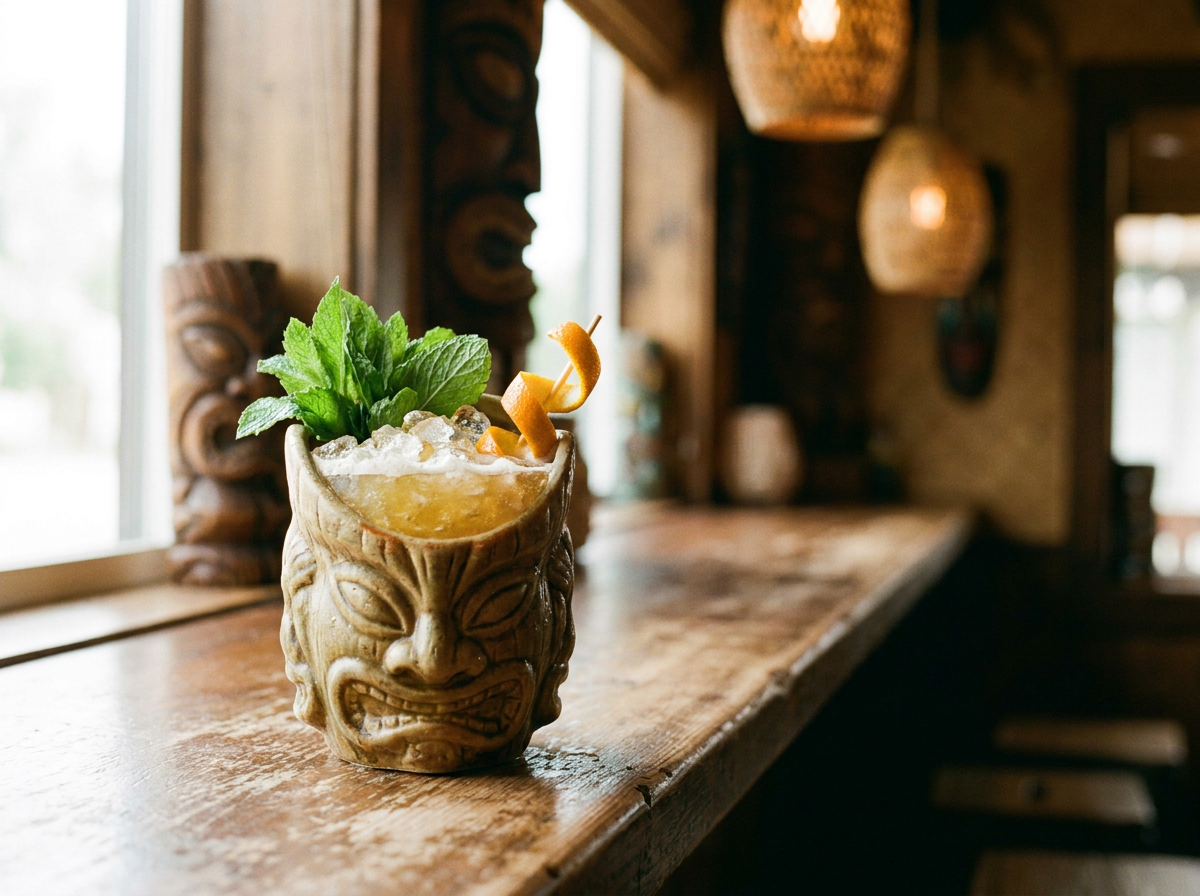 Pearl Diver : le tiki doré au beurre épicé de Don the Beachcomber