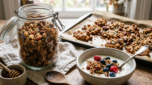 Granola maison : la recette facile et gourmande