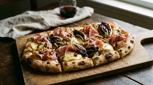 Pinsa au speck et à la scamorza fumée : la recette romaine du Tyrol