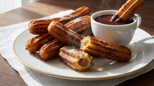 Churros : la douille cannelée n'est pas décorative, elle empêche le churro d'exploser