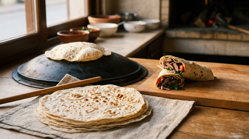 Pain à kebab maison, dürüm et yufka : la recette des galettes turques à rouler