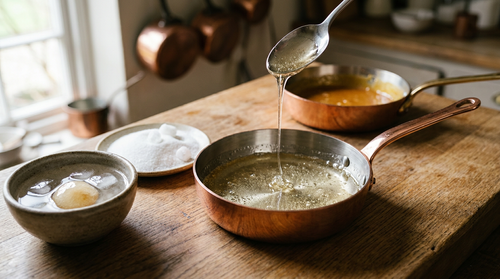 Sucre cuit et sirops : les stades de cuisson