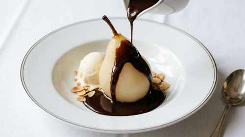 Poire Belle-Hélène : la recette facile et gourmande