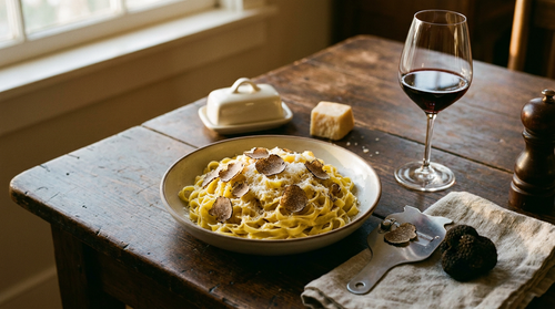 Pâtes à la truffe : la recette au beurre et au parmesan, pour la truffe noire comme pour la blanche