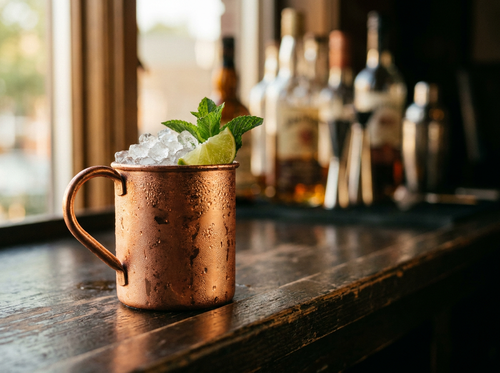 Jamaican mule : le rhum jamaïcain sur une ginger beer bien piquante