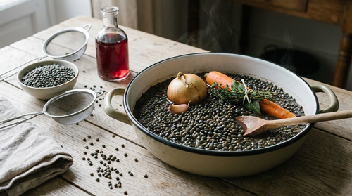 Cuisson des lentilles : les temps, les proportions et le sel