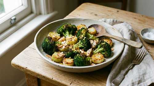 Brocoli : les bonnes cuissons et la poêlée à l'ail et aux amandes