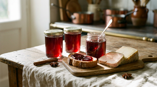 Gelée de vin rouge : la recette de la confiture de vin aux épices, pour le foie gras et les fromages