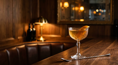 Tipperary : whiskey irlandais, vermouth rouge et Chartreuse verte, remué au verre