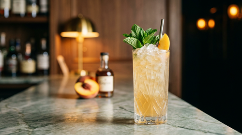 Georgia Mint Julep : le julep au cognac et à la pêche