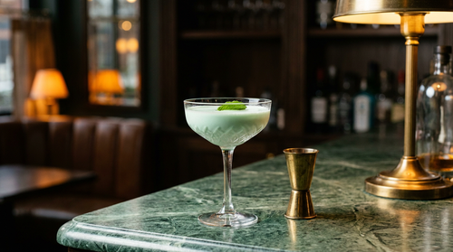 Grasshopper : crème de menthe, crème de cacao et crème, à parts égales