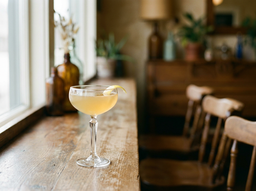 Hanky Panky : gin et vermouth rouge à parts égales, deux traits de Fernet