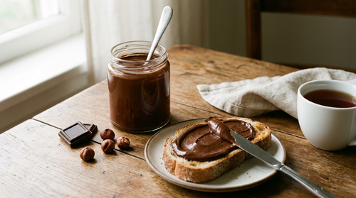 Pâte à tartiner maison : la recette noisette chocolat