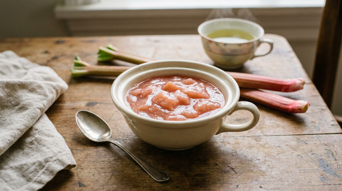 Compote de rhubarbe : la recette facile et inratable