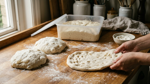 Pâte à pinsa express : la recette en 24 h à la levure sèche