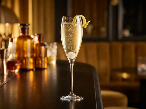 Champagne Cocktail classique : sucre, Angostura & champagne