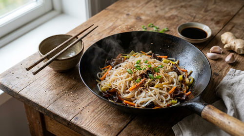 Konjac : la recette des shirataki sautés et comment les cuisiner