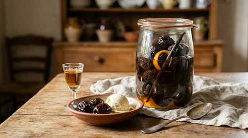 Pruneaux à l'armagnac : la recette gasconne des pruneaux d'Agen en bocal, au thé et à l'armagnac