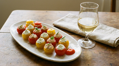 Tomates cerises farcies : la recette fraîche pour l'apéritif
