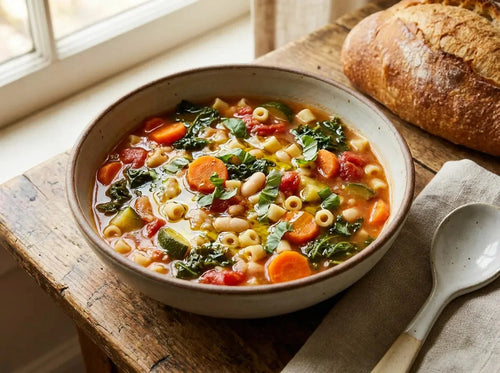 Minestrone italien : la recette de la soupe de légumes
