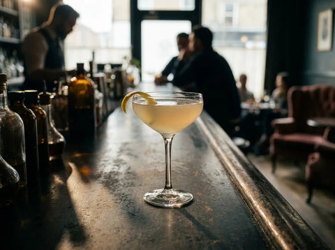 Corpse Reviver n°2 servi dans une coupe rincée à l'absinthe