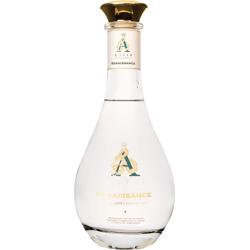 Bouteille de Rhum Blanc Agricole de Martinique de chez A1710 Cuvée Renaissance 70cl