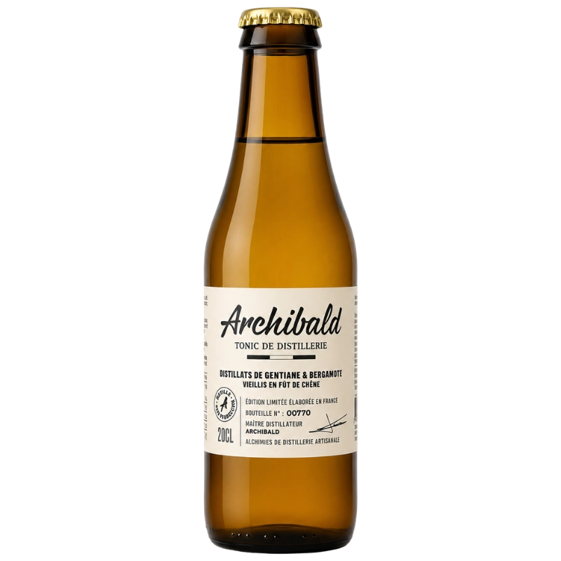 Bouteille de Tonic Archibald N°1 gentiane et bergamote, 20 cl