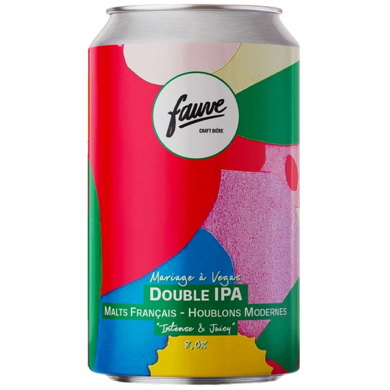 Bière Double IPA - Mariage à Vegas, Fauve 33cl