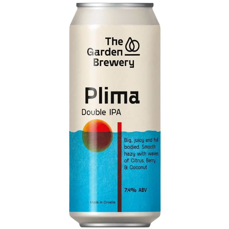 Bière Double IPA Plima, The Garden Brewery 44cl