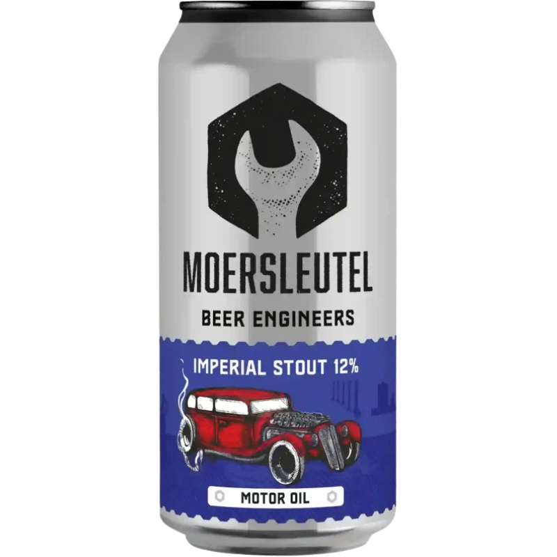 Bière Imperial Stout Motor Oil Moersleutel 44cl