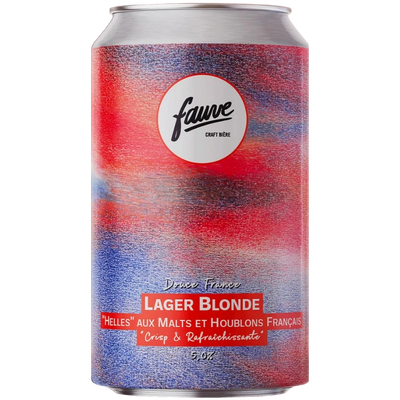 Bière Lager Blonde - Douce France, Fauve