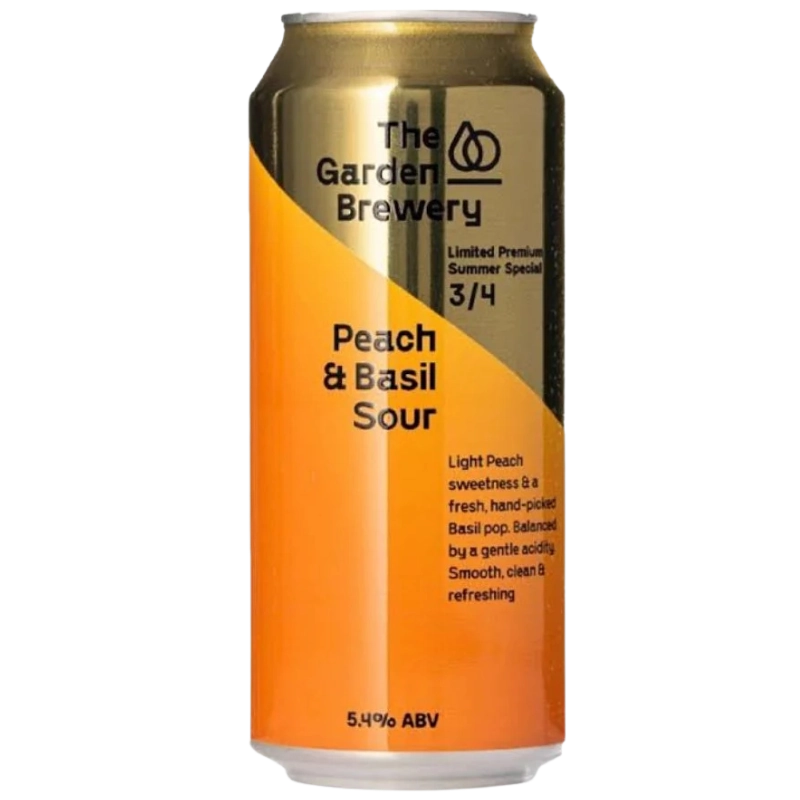 Bière Sour - Peach & Basil Sour,  The Garden Brewery 44cl