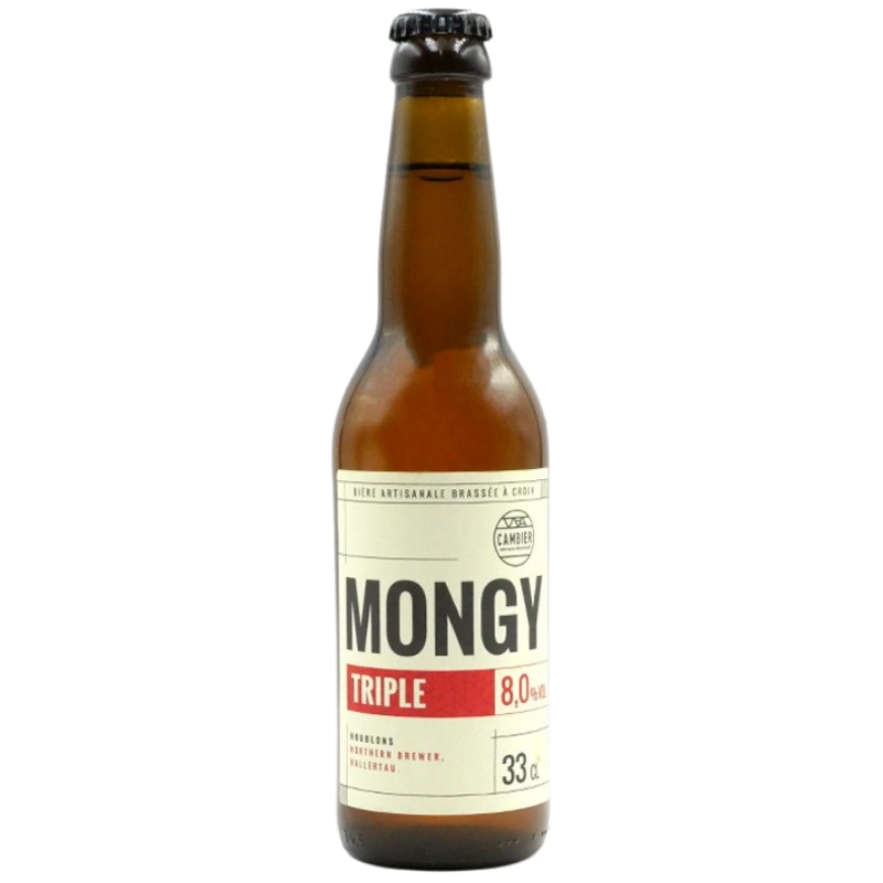 Bière Triple - Mongy Triple, Brasserie Cambier 33cl