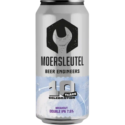 Bière Double IPA - Breakout 10 Years Celebration, Moersleutel