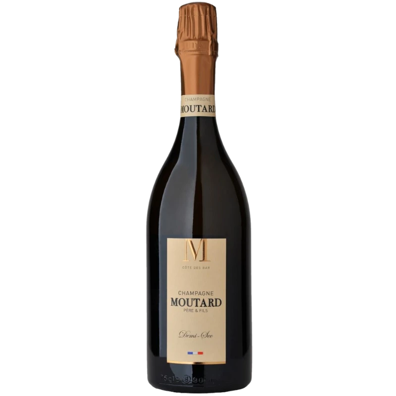 Bouteille de Champagne demi-sec de la Maison Moutard en 70cl