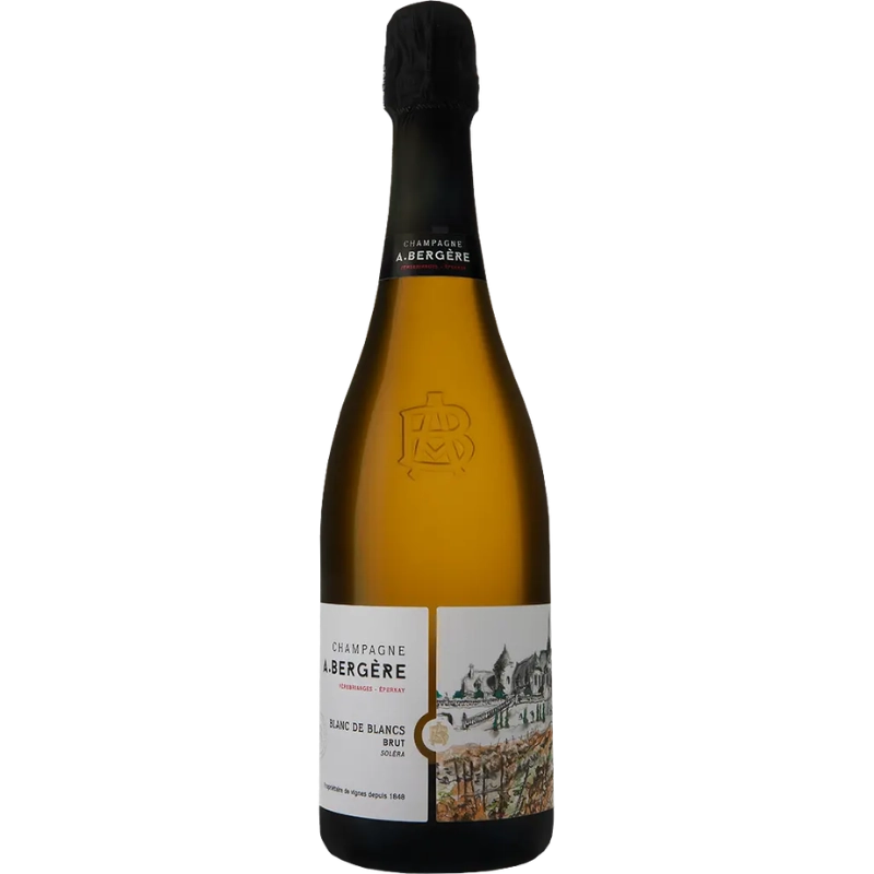 Champagne A.Bergère Blanc de Blancs Brut Soléra