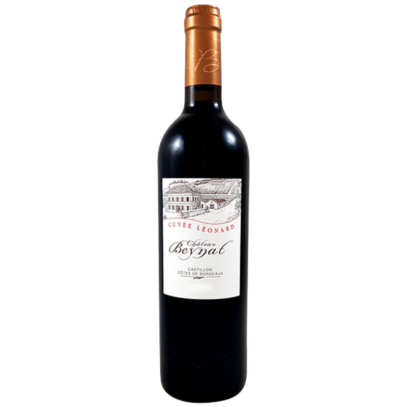 Bouteille du Château Beynat Cuvée Léonard en Castillon Côtes de Bordeaux 75 cl