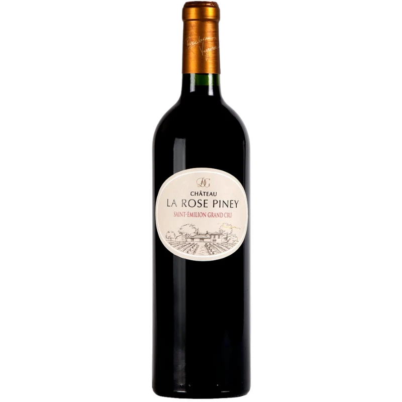 Bouteille du Château La Rose Piney Saint émilion Grand Cru 75cl