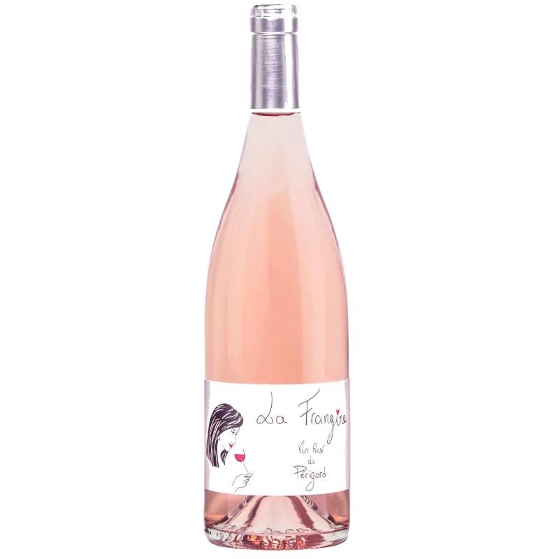 Bouteille du Château Moulin Caresse Cuvée La Frangine VDP Rosé 75cl