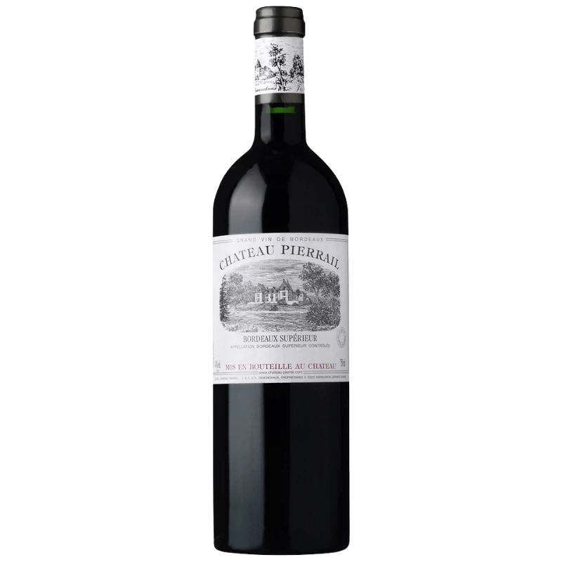Bouteille du Château Pierrail en Bordeaux Supérieur 75cl