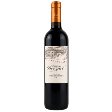 Bouteille du Château Beynat Cuvée Léonard en Castillon Côtes de Bordeaux 75 cl