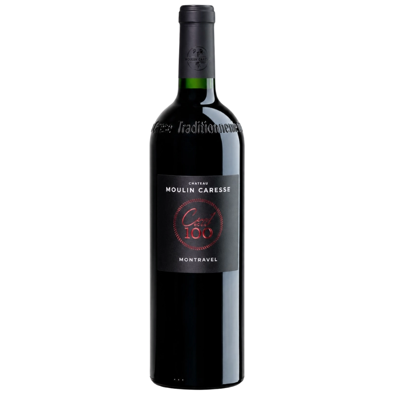 Bouteille de Château Moulin Caresse Cuvée 100% Montravel rouge 75cl